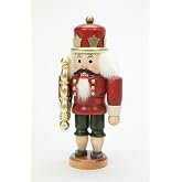 German Christmas Nutcracker King glazed - 17cm / 7 inch - Christian Ulbricht