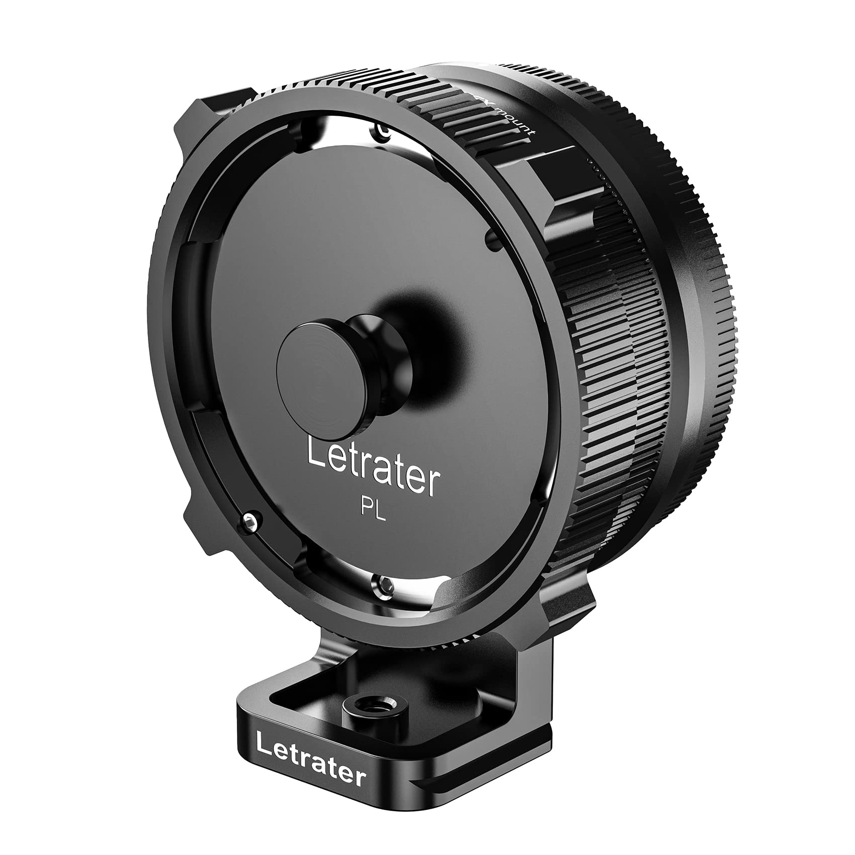 Letrater PL to GFX Mount Adapter, Compatible with PL lens & Fuji G mount Cameras-GFX100S,GFX100,GFX50R,GFX50S,GFX50S II/PL-GFX Pro etc., with Two Caps