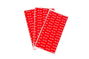 Hasaky Double Sided Tape Heavy Duty 3pcs 4in x 8in Mounting Tape Pad Sticker Strong Adhesive Tape Waterproof Foam Tape for Indoor and Out Door…