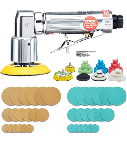 Shinano SI-2008EX Single Action Sander Mini, 2.0 inches (50
