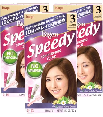 Amazon.com : Bigen Speedy Conditioning Color Kit: 8 Natural Black