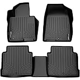 SMARTLINER Custom Fit Floor Mats 2 Row Liner Set for 2016-2019 Hyundai Sonata