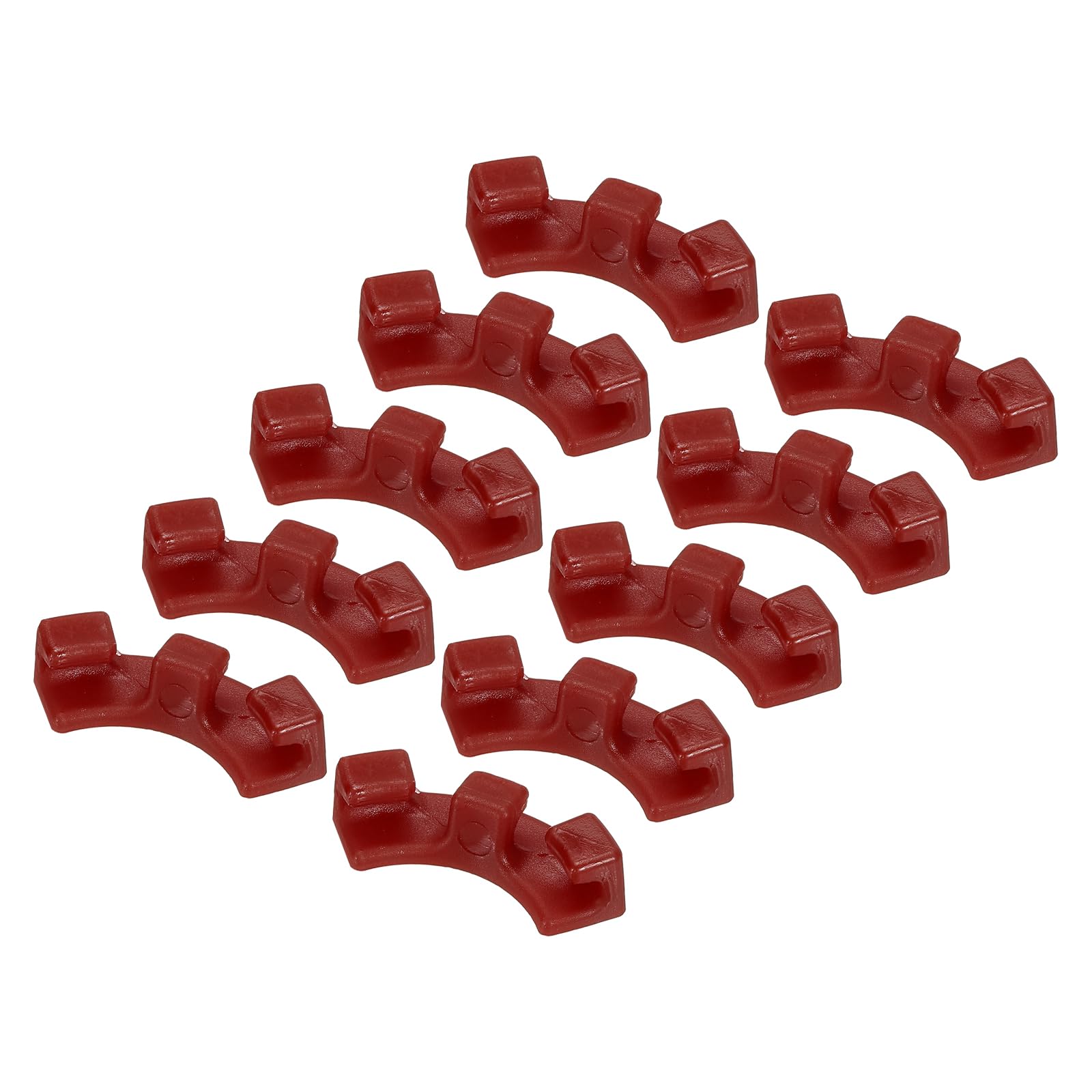 PATIKIL 90 Degree Plant Bender, 100 Pcs Plastic Plant Training Clips for Low Stress Training, Red