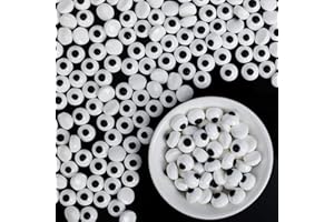 SUGARZY Edible Candy Eyes Sprinkles for Decorating,130g/4.58oz,Edible Small Eyeballs Eyes, Black and White Sugar for Cake Decorating,1 cm Eyeballs Sprinkles for Cupcake Toppers Chocolate Cookie Ice Cream Decoration,Halloween Terrifying Supplies Children's Party