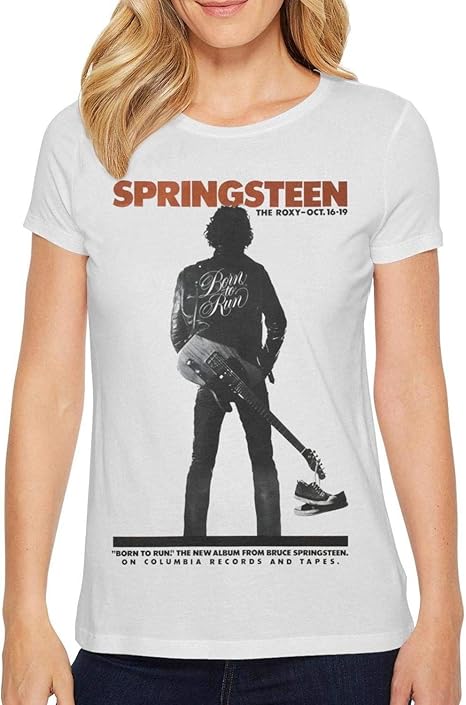 rtttgbaq Bruce-Springsteen-Ã¢â¬â-Original-Oversize-1975-Roxy-Concert-Poster- Junior Tee Knit Shirt 