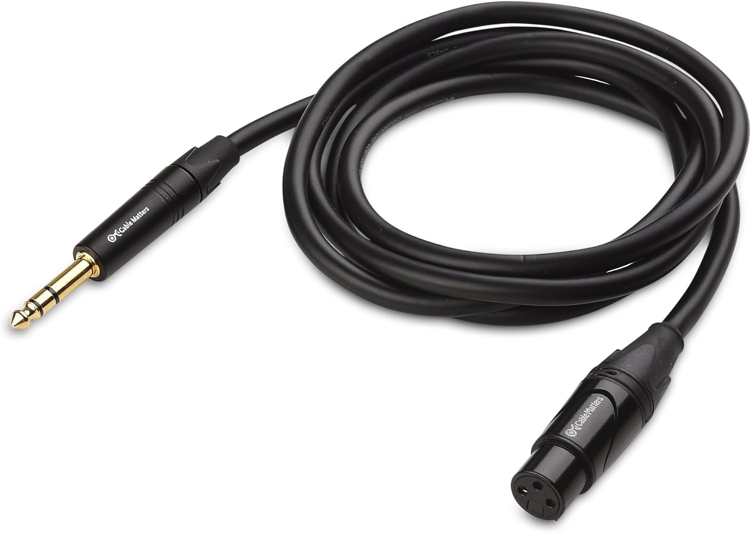Cable Matters 6.35mm (1/4 Inch) TRS to XLR Cable (XLR to TRS Cable) Male to Female 6 Feet: Musical Instruments