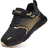 YOLARK Kids Sneakers for Boys Girls Running Tennis Shoes Non-Slip Fashion Lightweight Breathable Sport Athletic