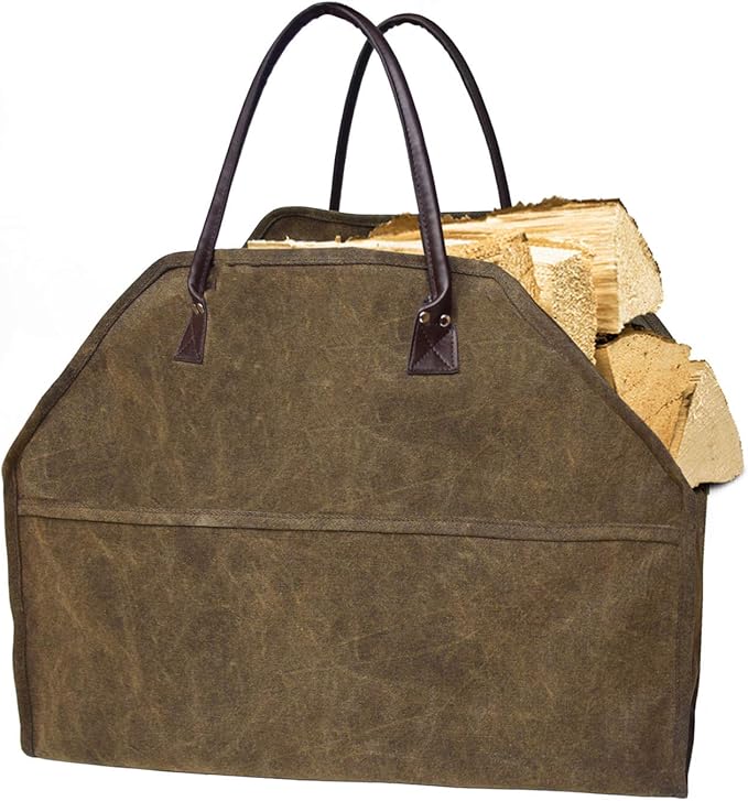 ZHANGZHIYUA Bolsa De Transporte De Leña para Leña, Contenedor De