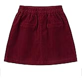 Flofallzique Girls Corduroy Skirt with Built -in Shorts and Pocket for Winter