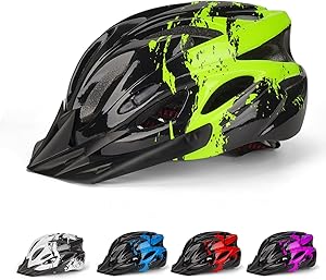 Fahrradhelm Kinder, Verstellbarer Kinderhelm für Jungen und Mädchen im Alter von 3–15 Jahren, Multisport-Kinderhelm (50–59cm), Sicherheitshelm für Fahrrad, Roller, Skating