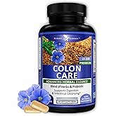 Potent Garden 15 Day Quick Colon Cleanse & Detox for Regularity and Healthy Digestion Support with Fiber, Herbs & Probiotics for Gut Health & Energy Support, Easy and Effective 30 Caps