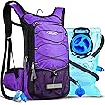 Lunidry Insulated Hydration Pack Backpack with 3L BPA Free Leak-Proof Water Bladder, Keep Liquids Cool for Up to 5 Hours, Daypack for Hiking, Running, Cycling, Hunting, Climbing