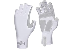 UPF 50+ Fishing Gloves for Men Women Sun Gloves UV Protection for Outdoor, Kayaking, Rowing, Paddling, Canoeing