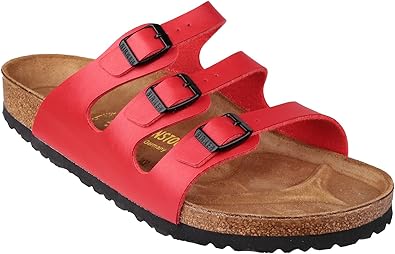 womens red birkenstock