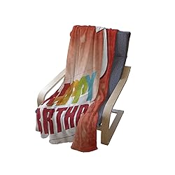 Ambesonne 70th Birthday Soft Flannel Fleece Throw