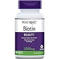 Natrol Biotin Beauty Tablets, Promotes Healthy Hair, Skin and Nails, Helps Support Energy Metabolism, Helps Convert Food Into