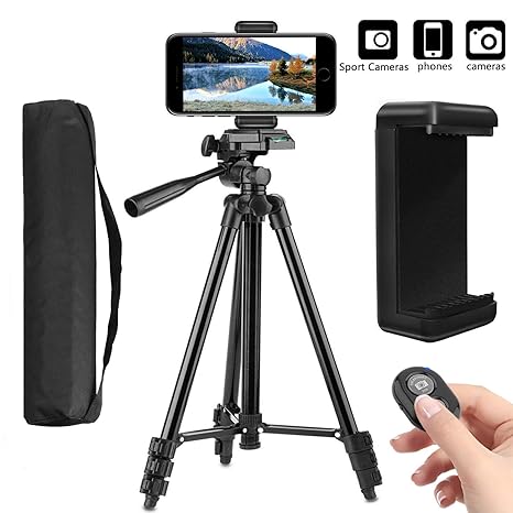 PEYOU Trípode Móvil (50 / 128 cm), 4 en 1 Trípode Cámara Réflex ...