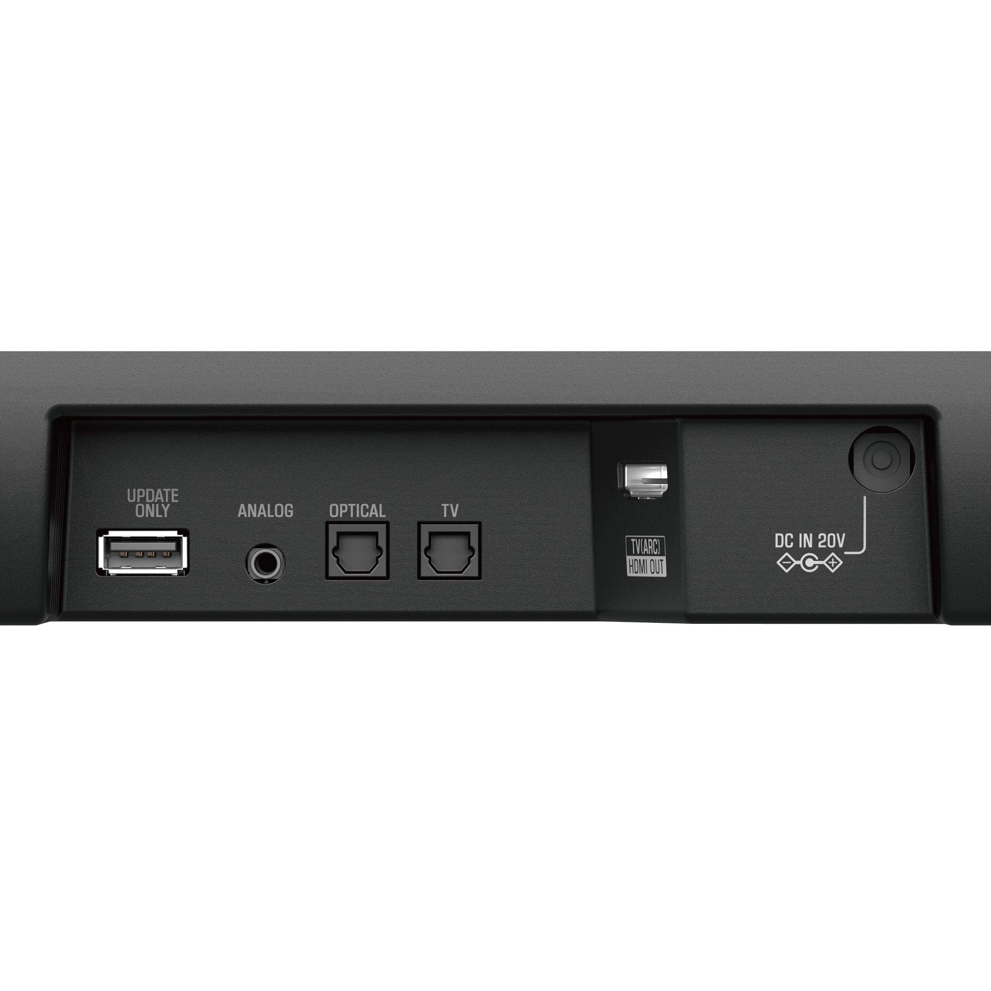 Yamaha Audio SR-C20A Compact Sound Bar with Built-in Subwoofer and Bluetooth, Black