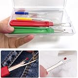 AIOUNIYA 4 PCS Seam Ripper Set Large & Small Stitch Removers Scissors Box view 5