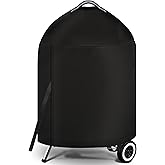 iCOVER Grill Cover for Weber 22 Inch Charcoal Kettle- Heavy Duty Waterproof BBQ Covers for Griddle Char-Broil 22 Inch Grills