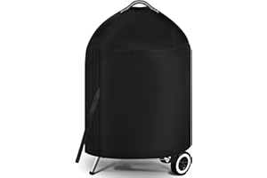 I COVER iCOVER Grill Cover for Weber 22 Inch Charcoal Kettle- Heavy Duty Waterproof BBQ Cover for Weber Char-Broil 22 Inch Charcoal Kettle Grills