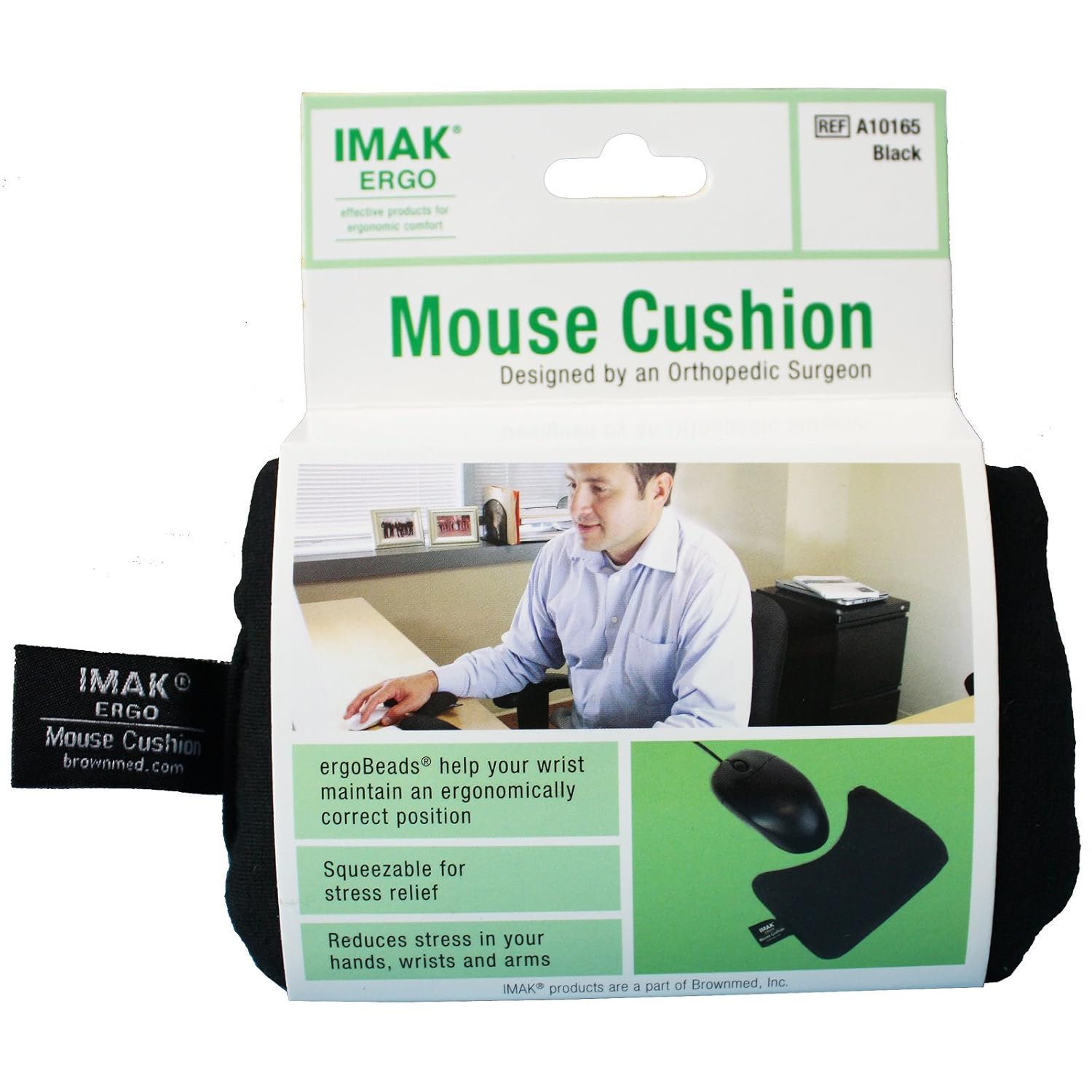 IMAK Ergo Wrist Cushion for Mouse (Black) Amazon.co.uk Sports & Outdoors