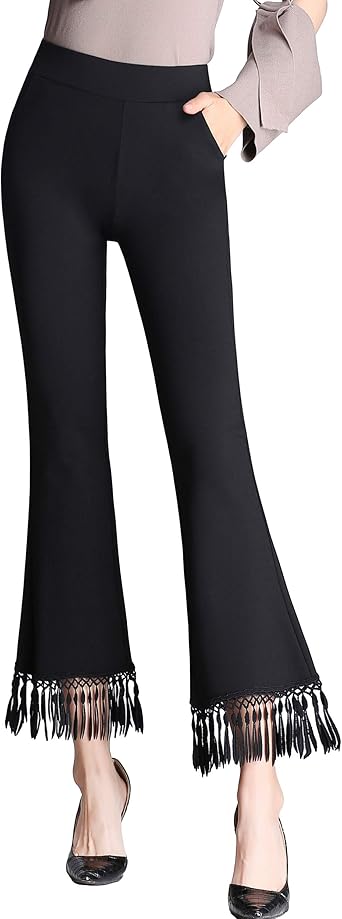 plus size flare capris