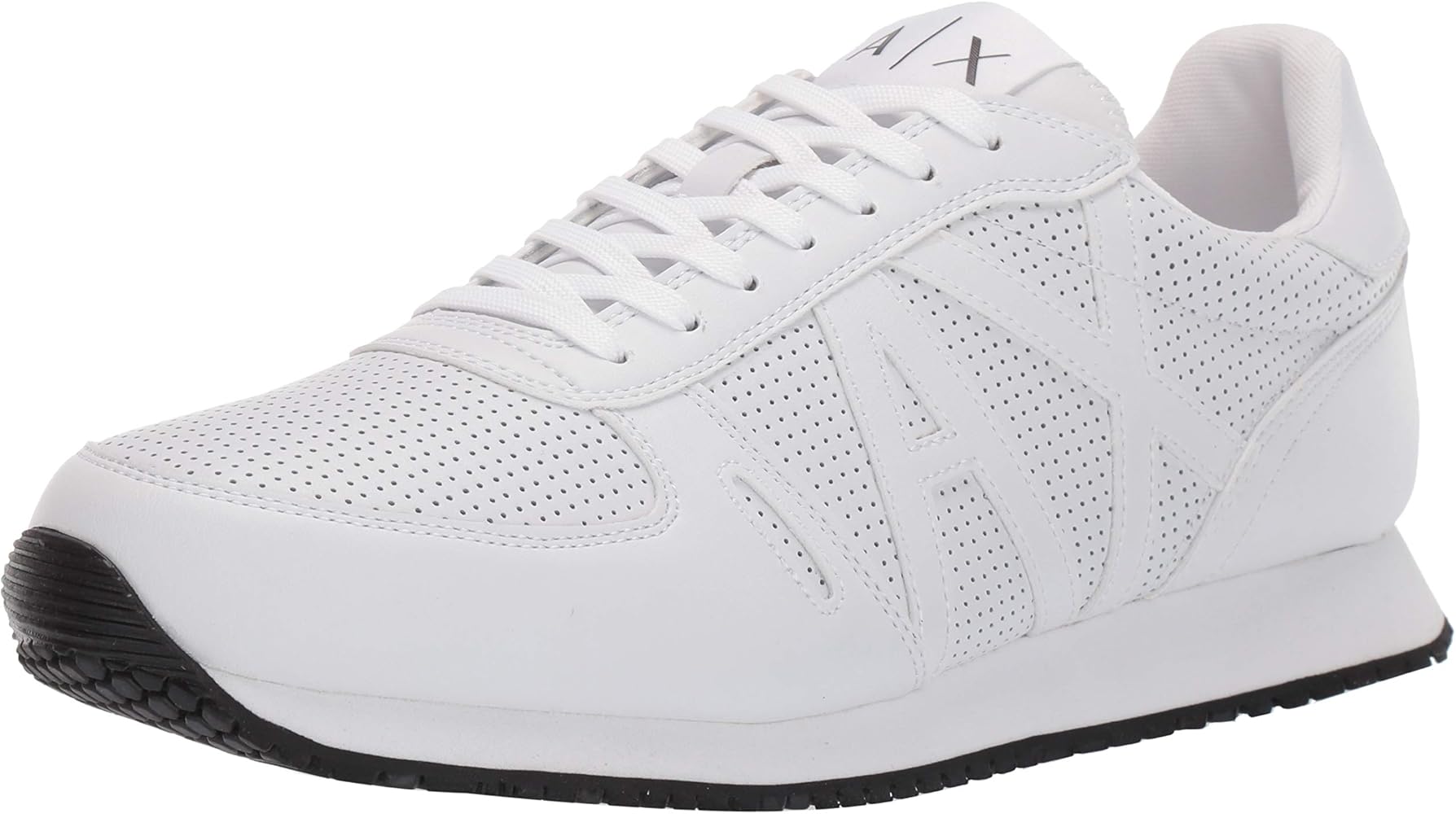 armani exchange retro logo sneakers