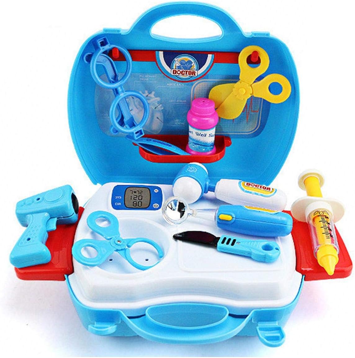 18 Pcs Doctor Playset Toy Set Doctor Nurse Game Kit Children