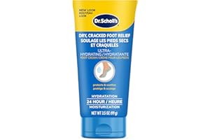 Dr. Scholl's Ultra Hydrating Foot Cream, Heals and Moisturizes Dry, Cracked Skin, 100 g, 1 count
