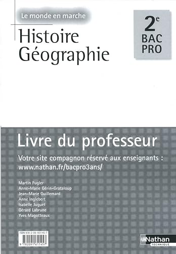 Download Histoire-Géographie 2e Bac Pro PDF