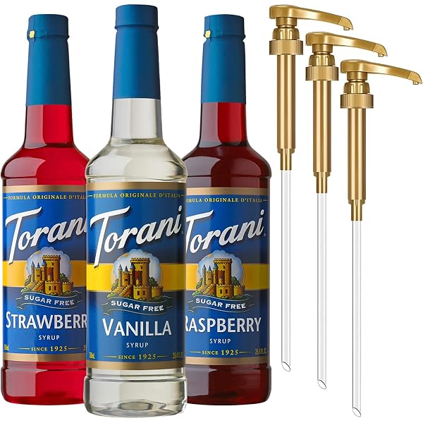 Torani Blue Raspberry Syrup Syrup - 25.4 Oz Bottle For Drinks ...