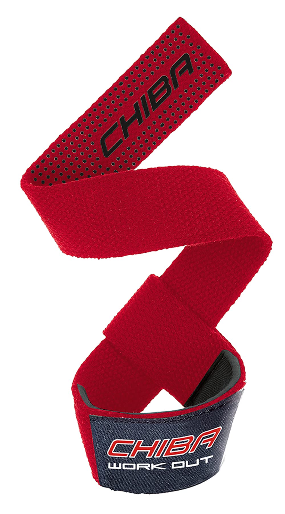 Chiba Unisex Adult Pulling Strap Glove - Red, Size EG