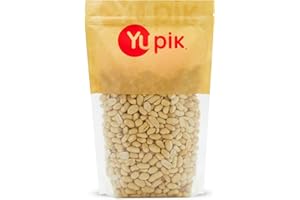 Yupik Jumbo Blanched Peanuts, Skinless & Raw, 1Kg, Kosher, Gluten-Free, High in Fiber, Low in Carb, Cholesterol-Free, Perfect