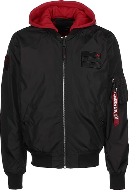 Alpha Industries Herren Ma 1 Tt Hood Custom Amazon De Bekleidung