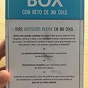Box atención plena: 1 (BOX CON RETO DE 30 DÍAS): Amazon.es: Vv.Aa, Vv.Aa: Libros