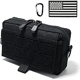 Tactical Molle Admin Pouch Compact Utility EDC Tool Bag Phone Pouches Fanny Waist Pack Bag Belt Pouch Small First Aid Kit