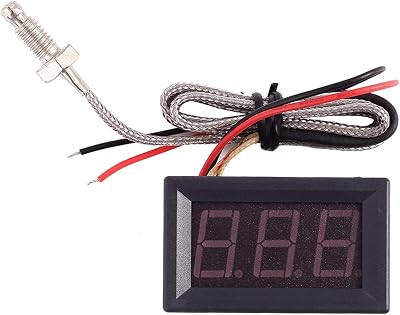 DONGKER K-Type Thermometer DC 4-28V Industrial Digital LED Temp Tester -60~999C