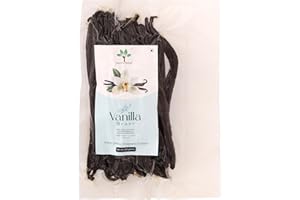 Gourmet Vanilla Beans from Madagascar | 250 Grams (100-120 Beans) | Super Premium Grade A (12-14 cm) Pods | Sticks | For Baki