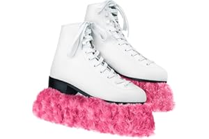 Gemscream Ice Skate Guards Fuzzy Hockey Soakers for Figure Skates Guards for Girls Boys Youth Women Men Adult