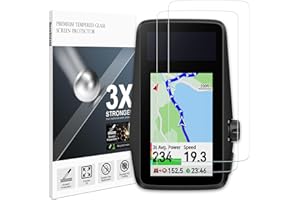 DuroShield Tempered Glass Screen Protector for Coros Dura Solar Bike Computer 2.7" Display Anti Fingerprint 9H+ Hardness with
