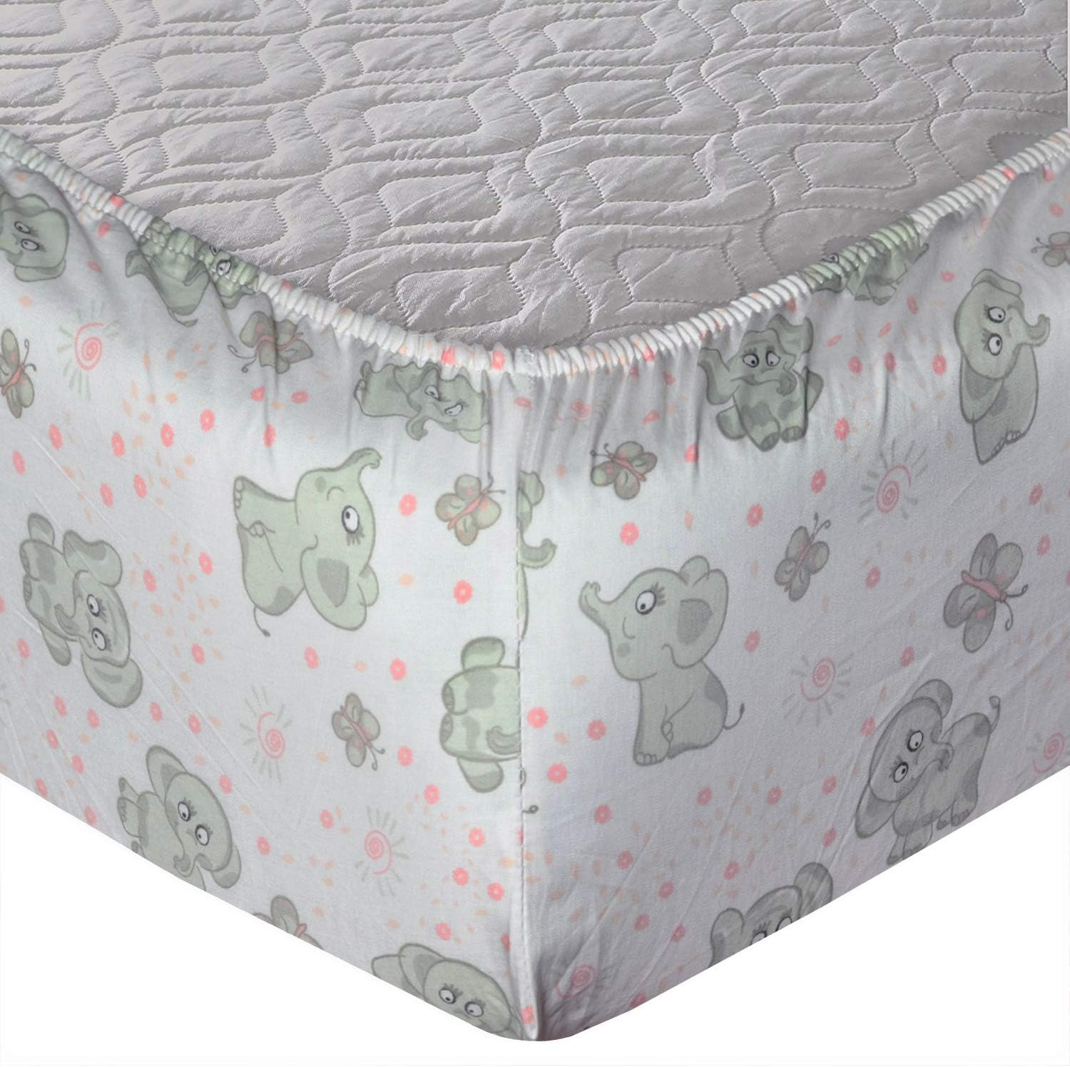 organic cotton fitted cot sheet