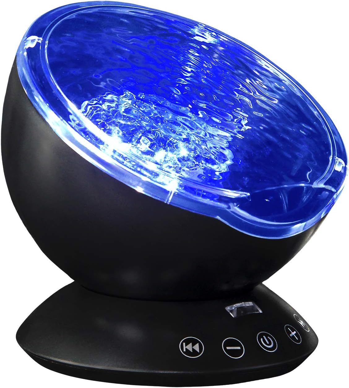 Ocean Wave Projector Sound Machine 2in1 Night Light With Adjustable