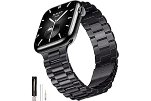 SUNFWR Compatible with Apple Watch Band 44mm 45mm 42mm 46mm 49mm for Men Women, Stainless Steel Metal iWatch Band for Apple Watch Series 11/10/9/8/7/6/5/4/3/2/1/SE/SE2/SE3 Ultra3/2/1 (No case)