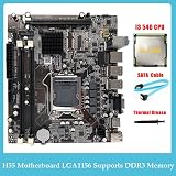 Zunedhys H55 Desktop Motherboard LGA1156 I3 540 CPU DDR3 SATA Cable Thermal view 2
