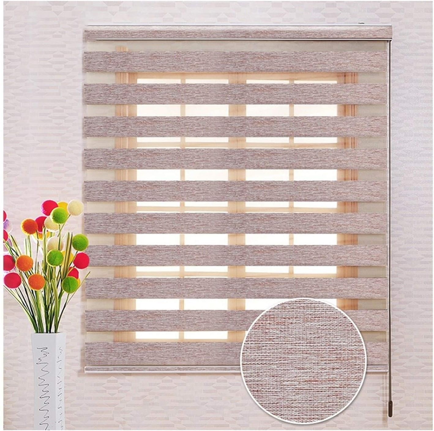 Blinds Roller Curtains Waterproof,Thick Polyester Double