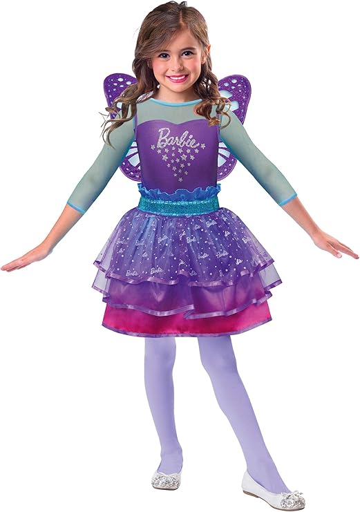 Amscan Dress Up 9903284 Barbie Rainbow Fairy Costume, Girls, NonSolid