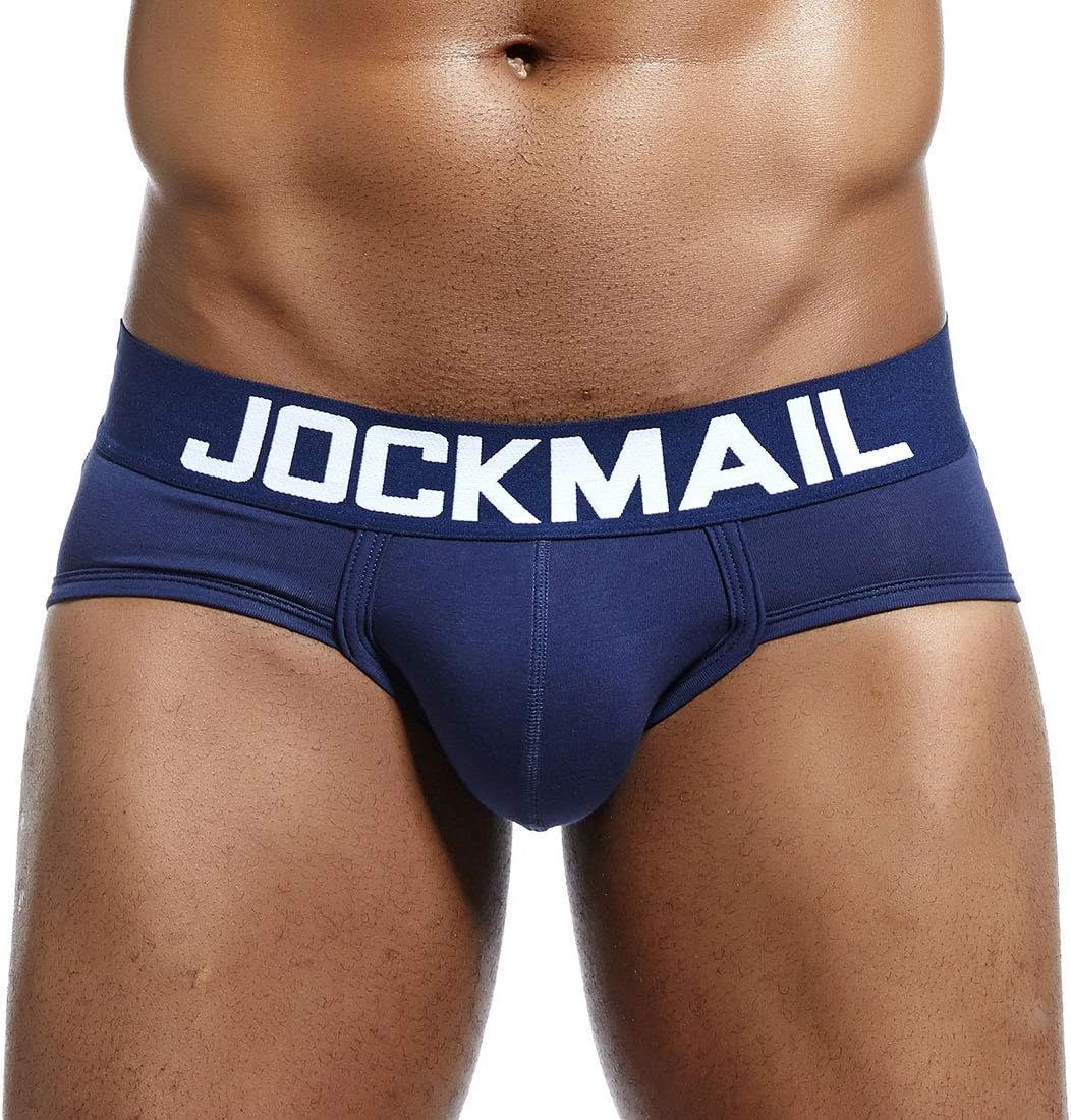 JOCKMAIL Mens Brief Sport Breathable Underpants Sexy Pouch Boxer Brief