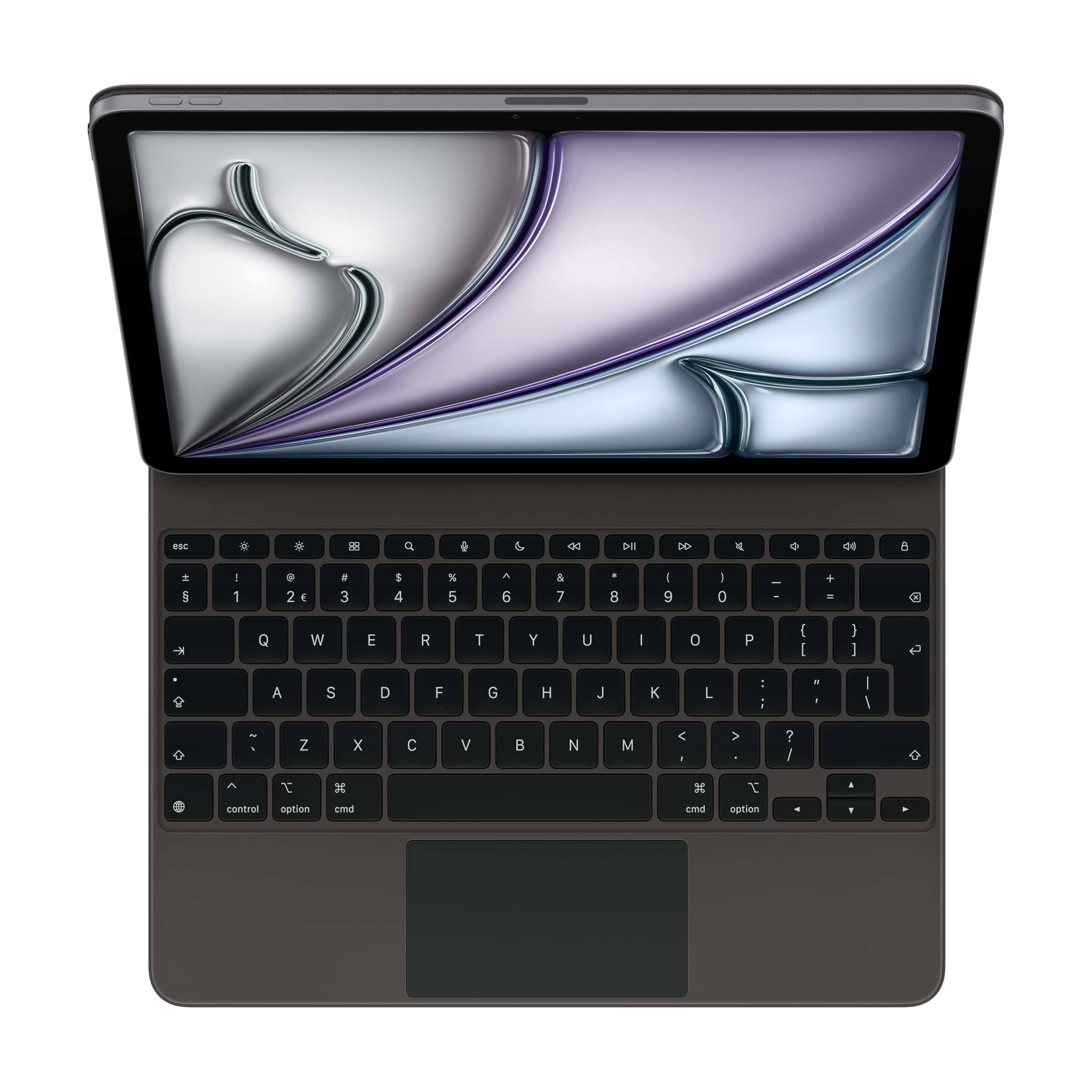 Apple Magic Keyboard Case für das 13" iPad Air (M3), besonders angenehmes Tippen, integriertes Trackpad, Niederländisch - Schwarz