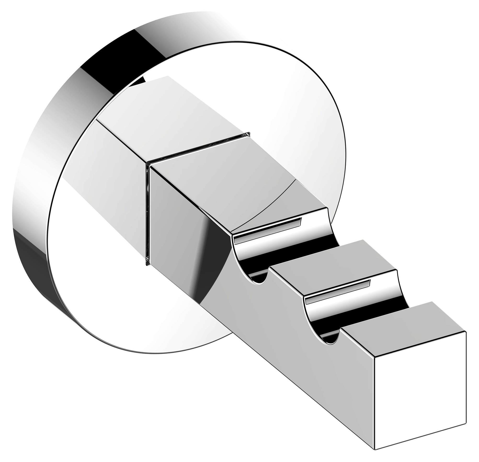 Keuco Double Metal Towel Hook - High Gloss Chrome Finish Bathroom Towel Robe Wall Hook Edition 90